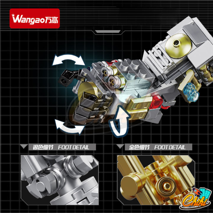 ตัวต่อ-wangao188003-optimus-prime-bear-robot-ออฟติมัส-แบบริค-โรบอร์ท-แบบริคครึ่งโรบอท-ขนาดเท่ากับ-400