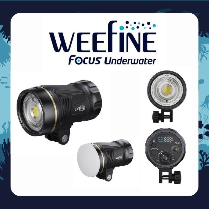 Weefine WFS07 Ring Strobe 3000 Lumens Flash power 60Ws Strobe color