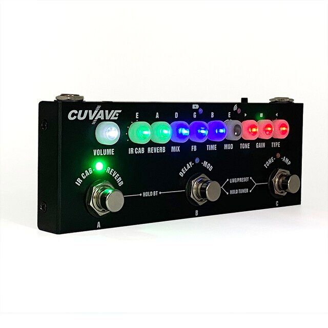 cuvave-cube-baby-delay-multi-effects-pedal-processsor-8-ir-ตู้จำลอง-chorus-กีตาร์-pedalphaser-reverb-vibrato