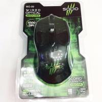 Signo Socio เมาส์ ออพติคอม เกมมิ่ง Optical Mouse USB Mo-99 Black สีดำ