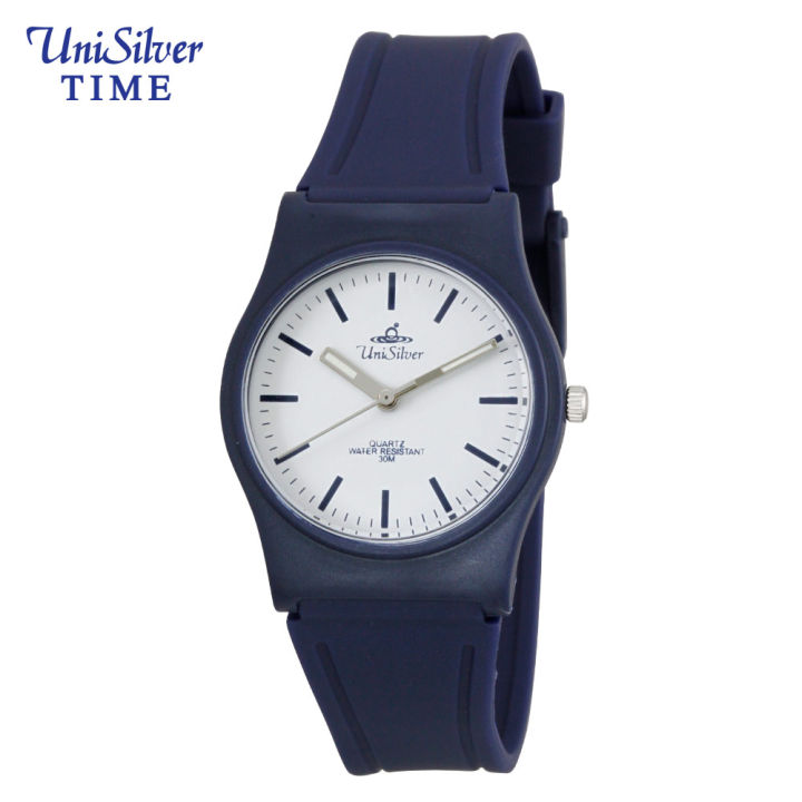 UniSilver TIME Women's Navy Blue Analog Rubber Watch KW3771-2101 ...