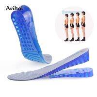 Two Layers Height Increase Insoles Soft Gel Taller Shoe Pad Height Increasing Shoes Men Women 3cm 5cm Shoes Accessories