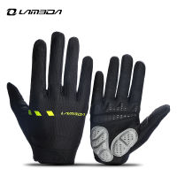 LAMEDA Shock absorbing breathable cycling s mens and womens full finger long finger MTB bike outdoor sports s