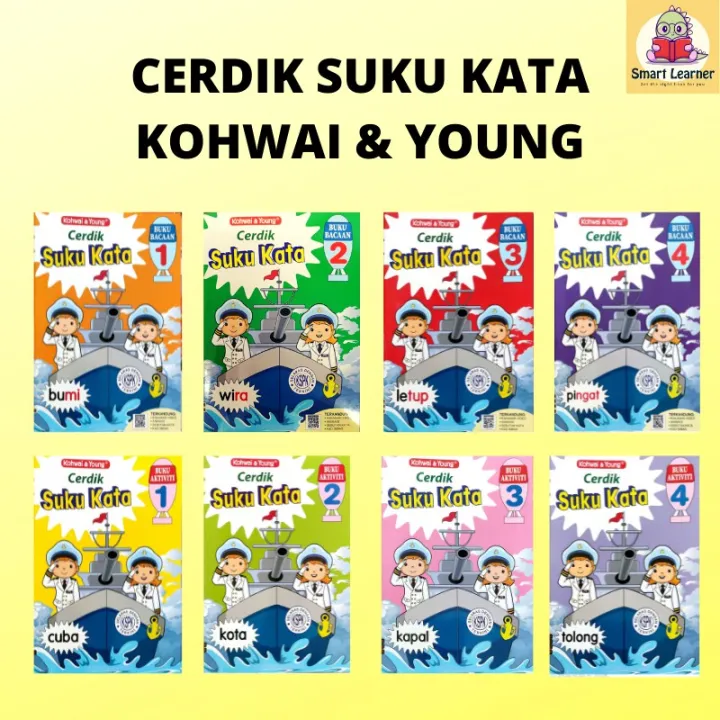 [SB] Kohwai & Young - Cerdik Suku Kata buku bacaan / buku aktiviti 1-4 ...