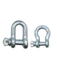 1ชิ้นล็อตความเข้มสูง U-Bolts Bow Shackle 3.25T4.75T6.5T8.5T9.5T (Ton) ประเภท U สลิงสกรูเชือก Bolt Bow Shackle Cufflinks