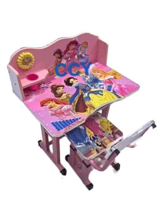 Table and Chair Set for Kids Computer Table and Chair Set, Foldable