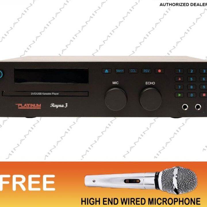 The Platinum Reyna 3 DVD Karaoke Player w/ Free Mic Lazada PH