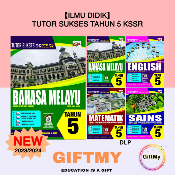 【Ilmu Didik】Tutor Sukses Tahun 5 KSSR 2023/2024 DLP — Buku Latihan Year ...