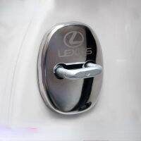 ♦◆ 4PCS For ES / NX / Rx / UX stainless steel anti rust automobile door lock buckle protection cover modified by Lexus