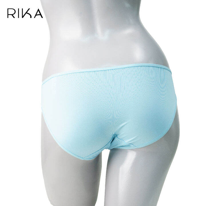 rika-กางเกงใน-bikini-ผ้าไนล่อน-lycra-แต่งลูกไม้-gv2226-size-m-ll