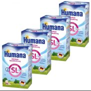HCMBộ 4 hộp sữa Humana SL 0-3 tuổi cho bé dị ứng đạm sữa bò date 11 2021