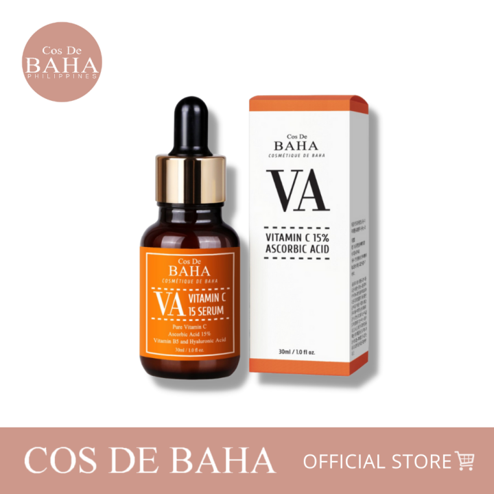 Cos De BAHA Vitamin C 15% Ascorbic Acid 30ml (VA) with Vitamin B5 ...