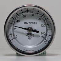 (UIM-Shop) Bi-Metal Thermometer Dial 4" , Range10-150C , 1/2" NPT , Model TBM40THT200402NB09SE