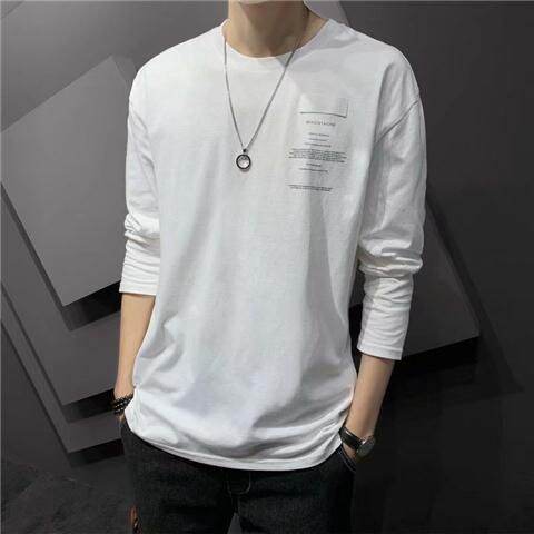 ready-stock-summer-long-sleeve-t-shirt-men-plain-t-shirt-korean-style-cotton-t-shirt-men-t-shirt-man-lelaki-t-shirt-lengan-panjang