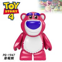 Toy Story 4 Strawberry Bear Cartoons Action Figures DIY Building Blocks Education Toys Gifts