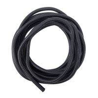 10X 20 Ft Split Wire Loom Conduit Polyethylene Tubing Black Color Sleeve Tube 10mm Inner Diameter