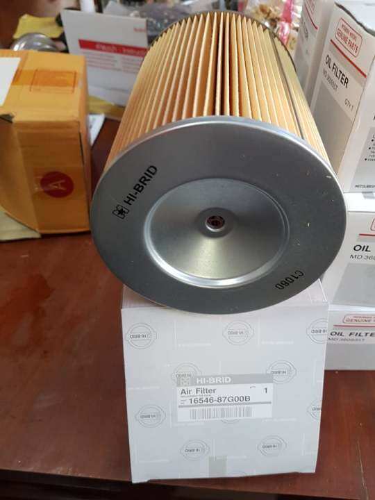 กรองอากาศ-ไส้กรองอากาศ-air-filter-nissan-big-m-bdi-bd25-เครื่อง-2-5-ฝาแดง-ปี1990-1995-hi-bridพร้องส่ง