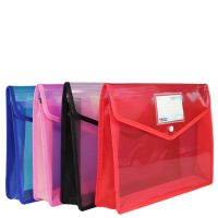 Eco-Friendly Plastic File Folders Expandable Envelope Folder with Snap Button Closure Durable Waterproof сумка для документов