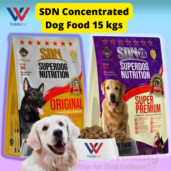 15 kilos Super Dog Nutrition SDN 42% ORIGINAL / SDN 15 KILOS SDN 28% ...