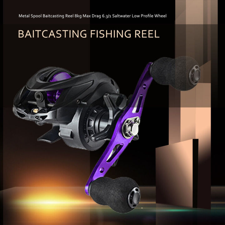 8kg-6-3-1-low-profile-baitcasting-fishing-reel-8kg-drag-6-3-1-magnetic-brake-reels