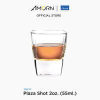 AMORN - (Ocean)  P00210 Shot glass - แก้วพลาซ่าช็อตกลาส แก้วช็อตกลาส แก้วโอเชี่ยนกลาส  2 oz. ( 55 ml.)