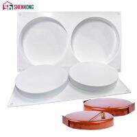 Shenzhen 2-hole circular silicone cake decoration mold baking flat cylindrical mold dessert mouse pastry plate baking plate