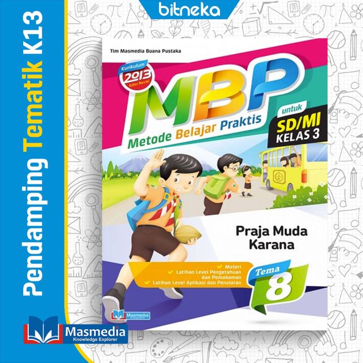 Buku Metode Belajar Praktis Mbp Sd Mi Kelas 3 Tema 8 Praja Muda Karana