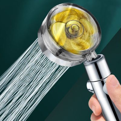 2021 Rain Shower Head Turbo Propeller Showerhead Dropshipping Fashion Morden Water Saving Tap For Bathroom Showers Diiib Summer  by Hs2023