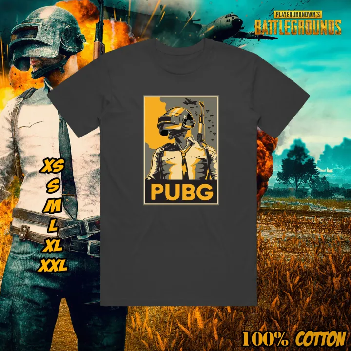 PUBG Player Unknown BattleGrounds Logo Frame Vector Gamer Shirt (P3 ...