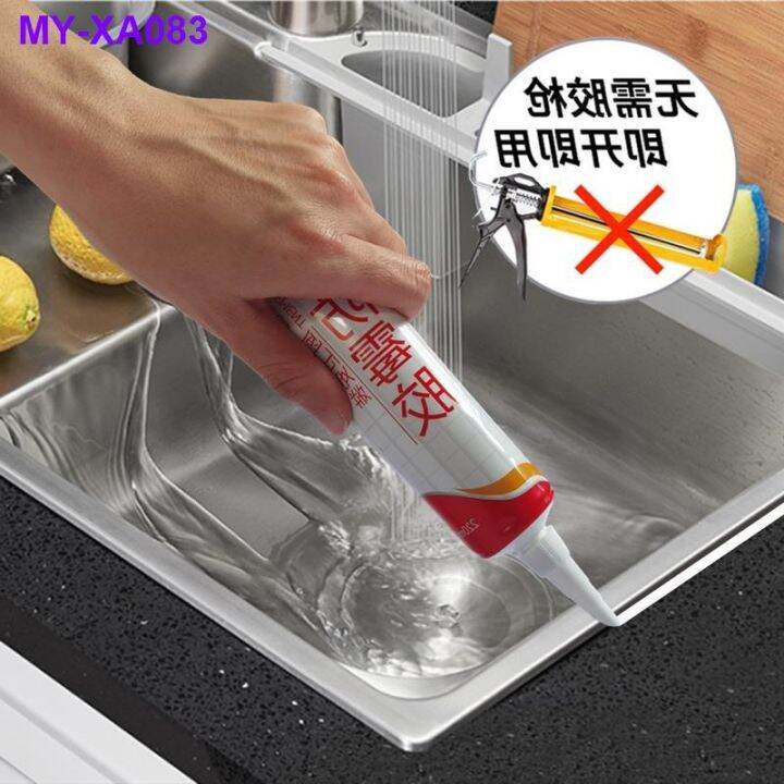 Xiancai basins kitchen sink sealed by sealant porcelain white plastic bathroom ceramic tile