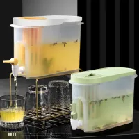 Cold Water Bottle with Tap Household Refrigerator To Juice the Teapot 3.9 L Bucket Of Ice Cold Water in Summer