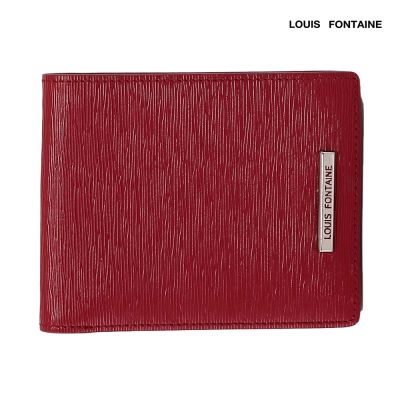 Louis Fontaine กระเป๋าสตางค์ใบสั้น รุ่น WEASLEY - สีแดง ( LFW0211_RE )