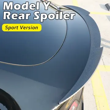 For Tesla Model Y Window Spoiler Splitter Cover Trim Louver Rear Triangle 1  Pair