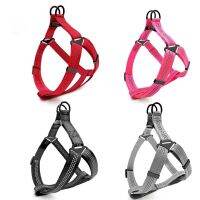 ปรับสุนัข Y Harness Breathable สะท้อนแสงสายรัดลูกสุนัขสำหรับสุนัขขนาดกลางขนาดเล็ก Chihuahua เสื้อกั๊ก Labrador สัตว์เลี้ยง Suppli-WIOJ SHOP