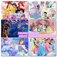 Magic Disneyland Jigsaw Puzzle for Adults Disney Princess Belle Snow White Crafts Home Decor 300/500/1000 Pics Puzzles Game Toys