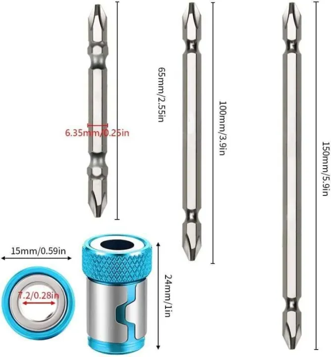 strong-magnetic-double-head-cross-electric-screwdriver-with-magnetic-attachment-and-fixing-screw-tool-screw-nut-drivers