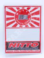 สติ้กเกอร์สะท้อนแสง NITTO RACING PERFORMANCE 1 แผ่น (3M)