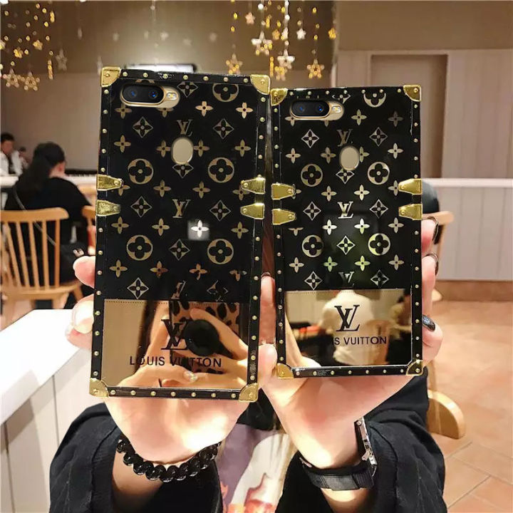 For OPPO A7 / OPPO A5S / OPPO A12 Phone Case Luxury LV Square