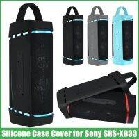 เคสซิลิโคนสำหรับ SONY แบบพกพาป้องกันด้วยลำโพงบลูทูธไร้สาย SRS-XB33กระเป๋าเก็บของกลางแจ้งสำหรับ SRS-XB33 Sony