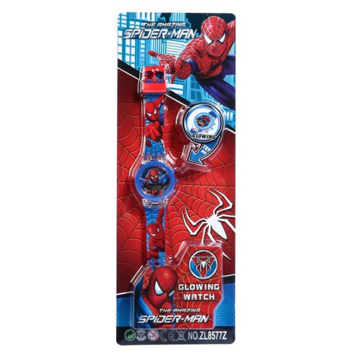 spidermen-นาฬิกาเด็กผู้ชาย-spider-mans-กีฬาซิลิโคนนาฬิกาดิจิตอล