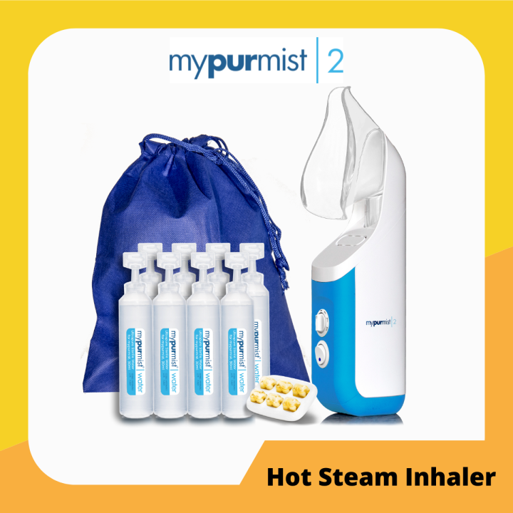 MyPurmist 2 Handheld Nebulizer Steam Inhaler Personal Humidifier Nasal