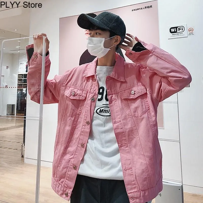 2020 ABD Louis Vuitton Denim Jacket Men Ripped Holes Supre Mens Pink Jean  Kanye West Jackets New Washed Mens Denim Coat Clothes From Tripimxuopr,  $70.1