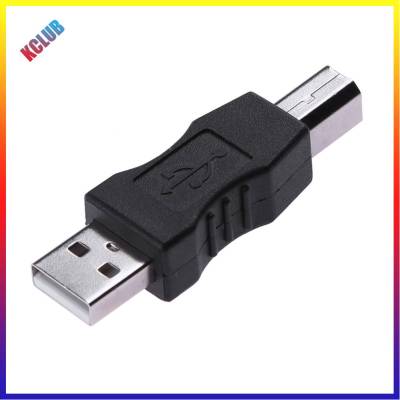 USB ชนิด A USB ตัวผู้ USB ประเภท B อะแดปเตอร์ตัวต่อตัวแปลงปลั๊กตัวผู้สำหรับพีซี