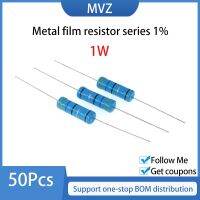 【CW】 Metal film resistor series 1 1W Watt 360K 390 430 K 470 510 560 620KOhm 680 750 KR 820 910 KOhm