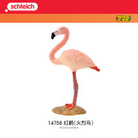? Sile Toy Store~ German Sile Schleich Red Stork 14758 Flamingo Simulation Wild Animal Model Childrens Toy