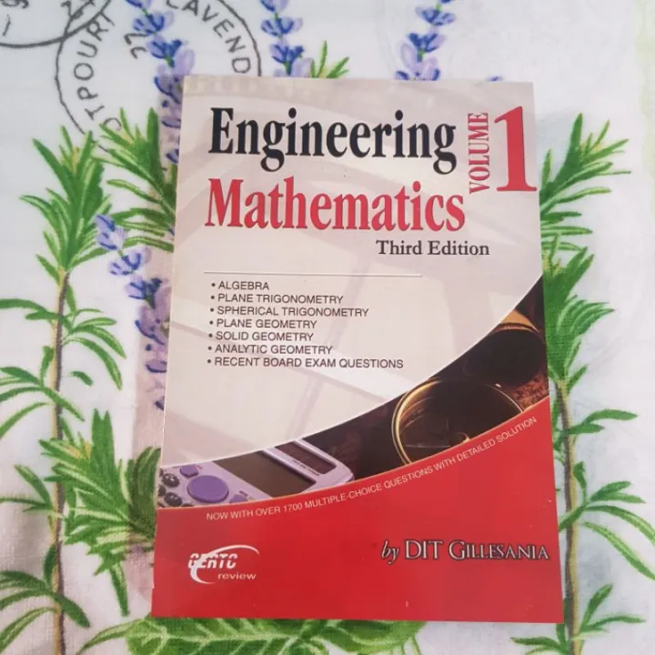 Engineering Mathematics volume 1 third edition By Gillesania | Lazada PH