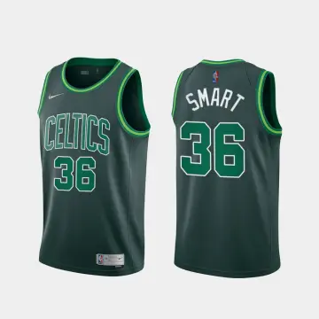 Nike Men's Boston Celtics Marcus Smart #36 Green T-Shirt