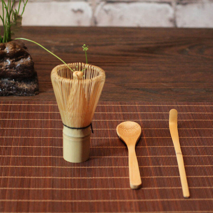 Matcha Whisk Practical Japanese Ceremony Bamboo Tea Powder Whisk Green