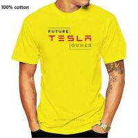 พร้อมส่ง เสื้อยืดลําลอง แขนสั้น พิมพ์ลาย Future Owner Model S X 3 Electric Car Ev Musk Elon Motors Fan หลากสีสันS-5XL