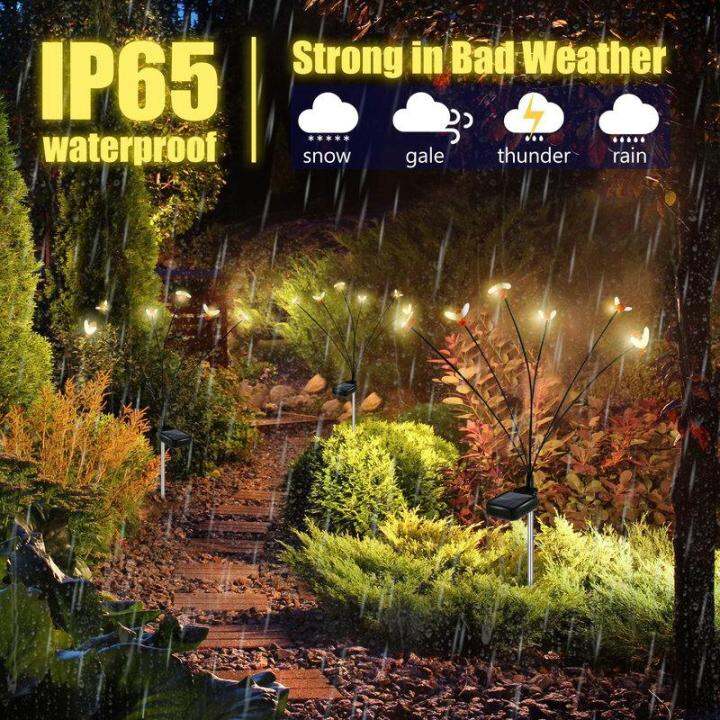 ไฟสายผึ้งพลังงานแสงอาทิตย์2ชิ้น-ip65ไฟประดับกันน้ำ-led-สำหรับสายไฟสำหรับบ้านตกแต่งสายไฟแสงอาทิตย์ผึ้งหิ่งห้อยพลังงานแสงอาทิตย์โคมไฟสนามหญ้าพลังงานแสงอาทิตย์ผึ้ง